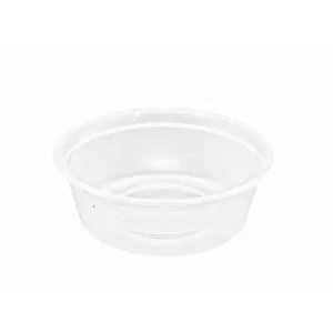 PLASTIC ROUND CONTAINER CLEAR - 1000/CTN