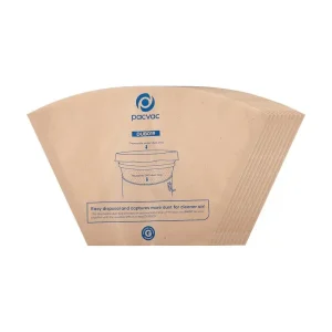 PacVac Superpro Disposable Paper Dust Bag - 10/Pkt