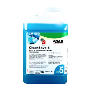 Agar Cleansave 5 Glass Spray & Wipe 2.4L