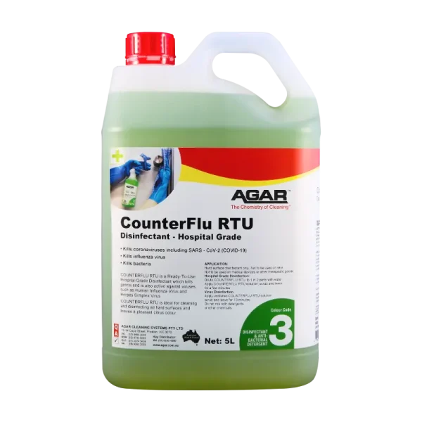 Agar CounterFlu RTU Disinfectant 5L