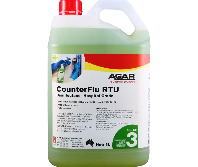 Agar CounterFlu RTU Disinfectant 5L