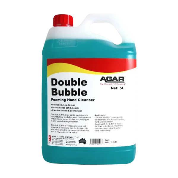 Agar Double Bubble Hand Soap 5L