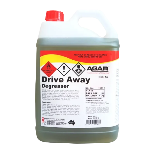 Agar Drive Away Concrete Cleaner 5L