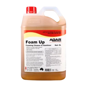 Agar Foam Up Cleaner & Sanitiser 5L