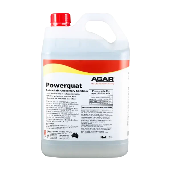 Agar Powerquat Sanitiser 5L