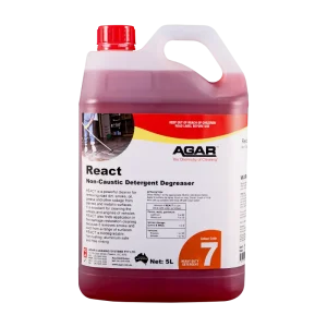 Agar React Detergent Degreaser 5L