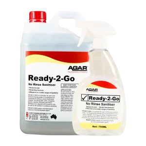 Agar Ready-2-Go No Rinse Sanitiser