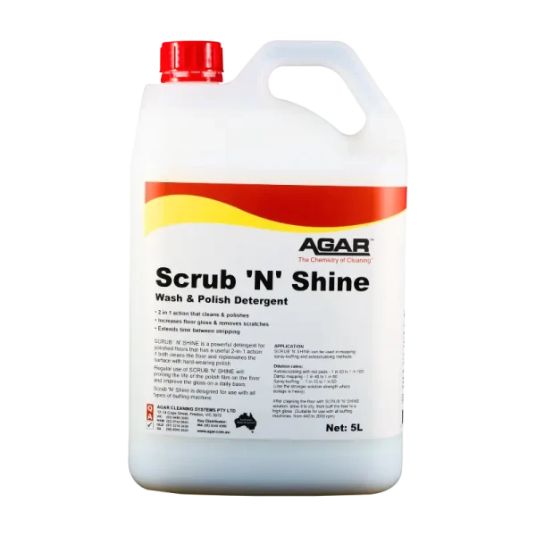 Agar Scrub’N’Shine Floor Detergent 5L