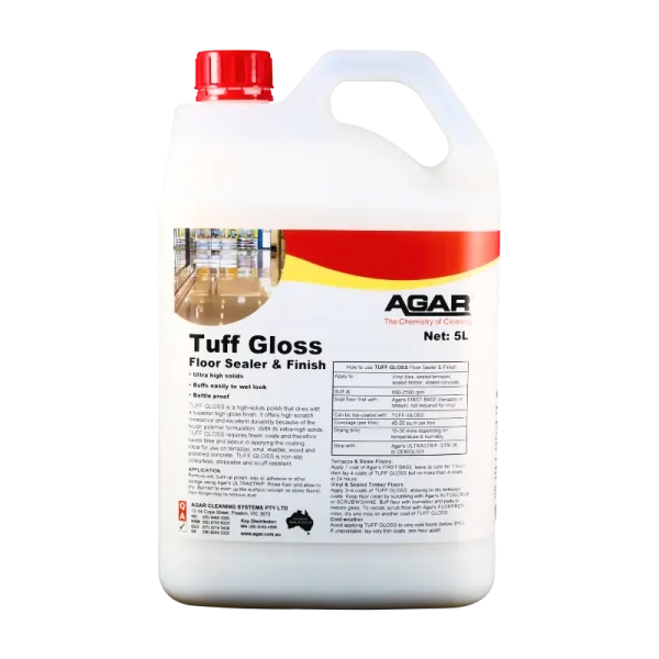 Agar Tuff Gloss Floor Sealer 5L