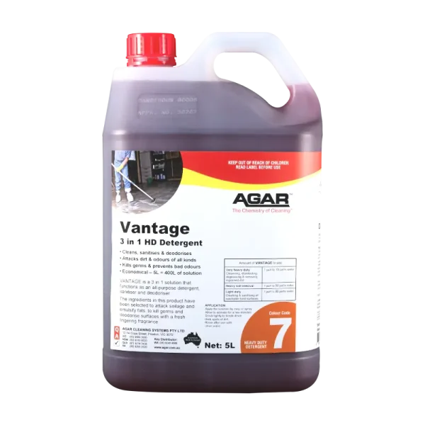 Agar Vantage Heavy Duty Detergent 5L