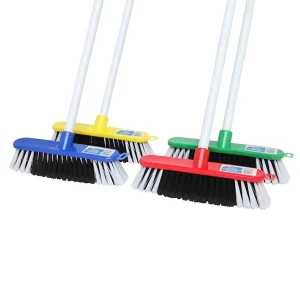 Edco Economy Household Broom with Handle 4 Colours