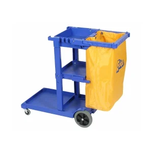 Edco Janitor Cart Blue