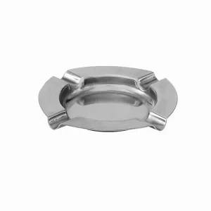 Trenton Stainless Steel Round Ashtray