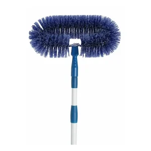 Edco Deluxe Fan Brush with Extension Handle