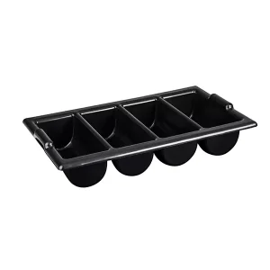 Gastronorm Cutlery Box Plastic Black