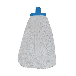 Edco Polycotton Mop Blue Plastic Ferrule