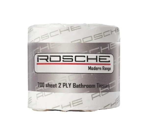 Rosche Modern Bathroom Toilet Roll 6002 2Ply 700 Sheets