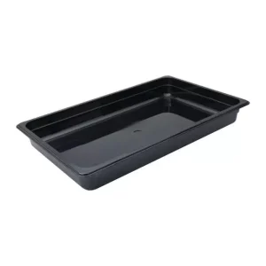 Trenton CaterRax Polycarbonate Black Food Pans 1/1 Size